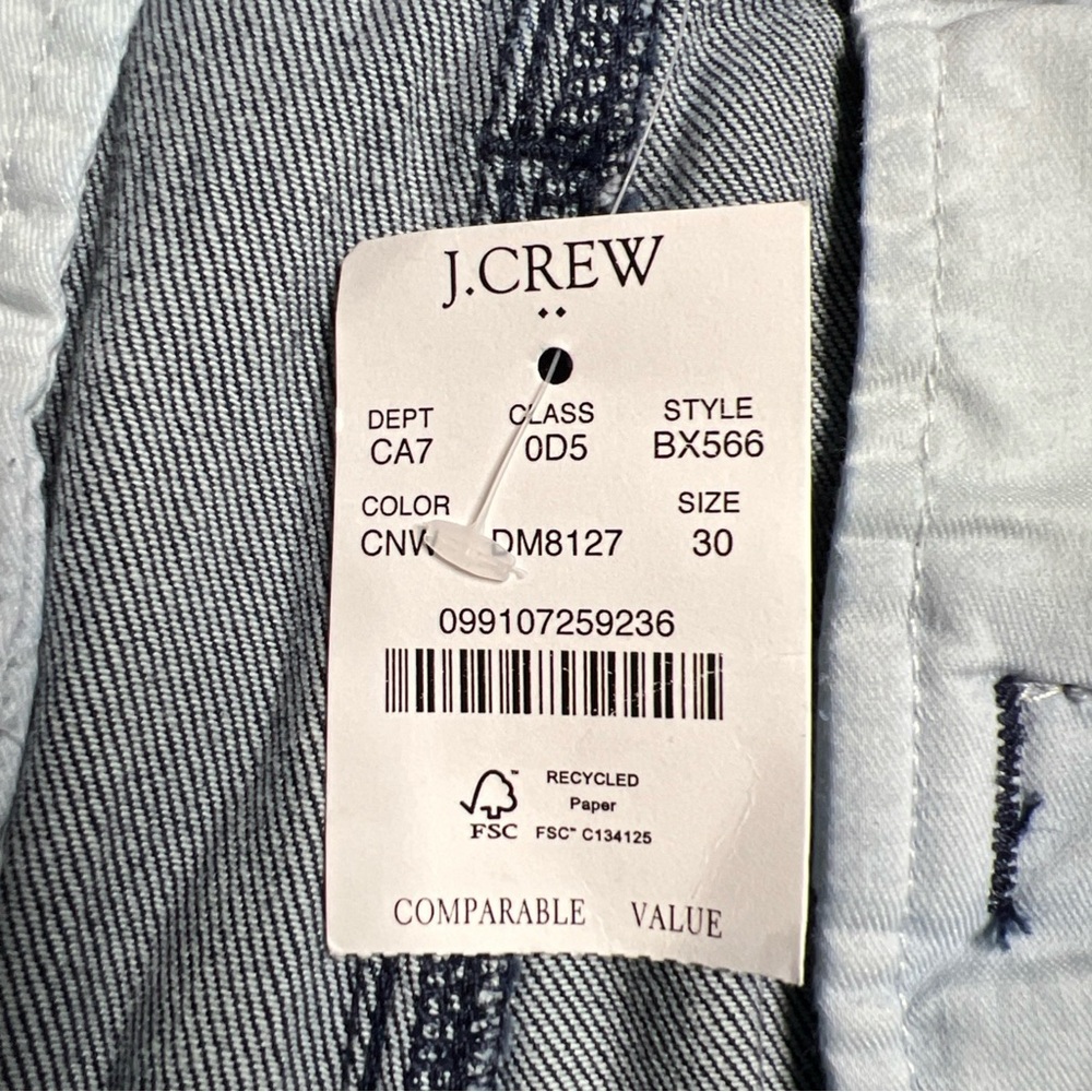 J Crew Pleated Trouser Jean Womens 30 Wide Leg Full Length New - Picture 4 of 16